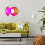 SYMPHONY OF COLORS Decoración de Pared Redonda