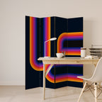 BLINDED BY THE LIGHTS Biombo Decorativo de 4 Paneles