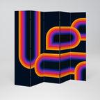 BLINDED BY THE LIGHTS 5-Panel Room Divider