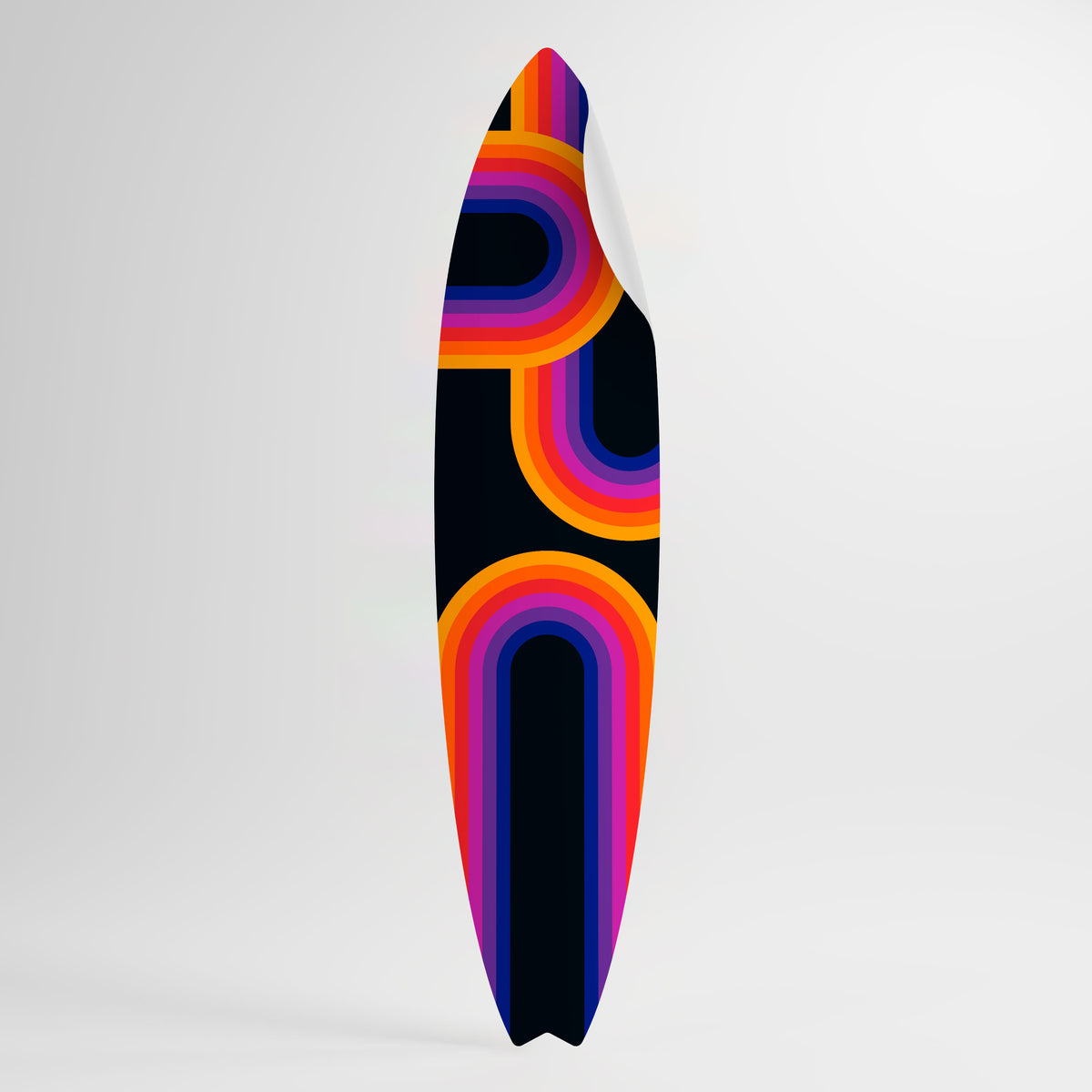 BLINDED BY THE LIGHTS Peel and Stick Surfboard Sticker