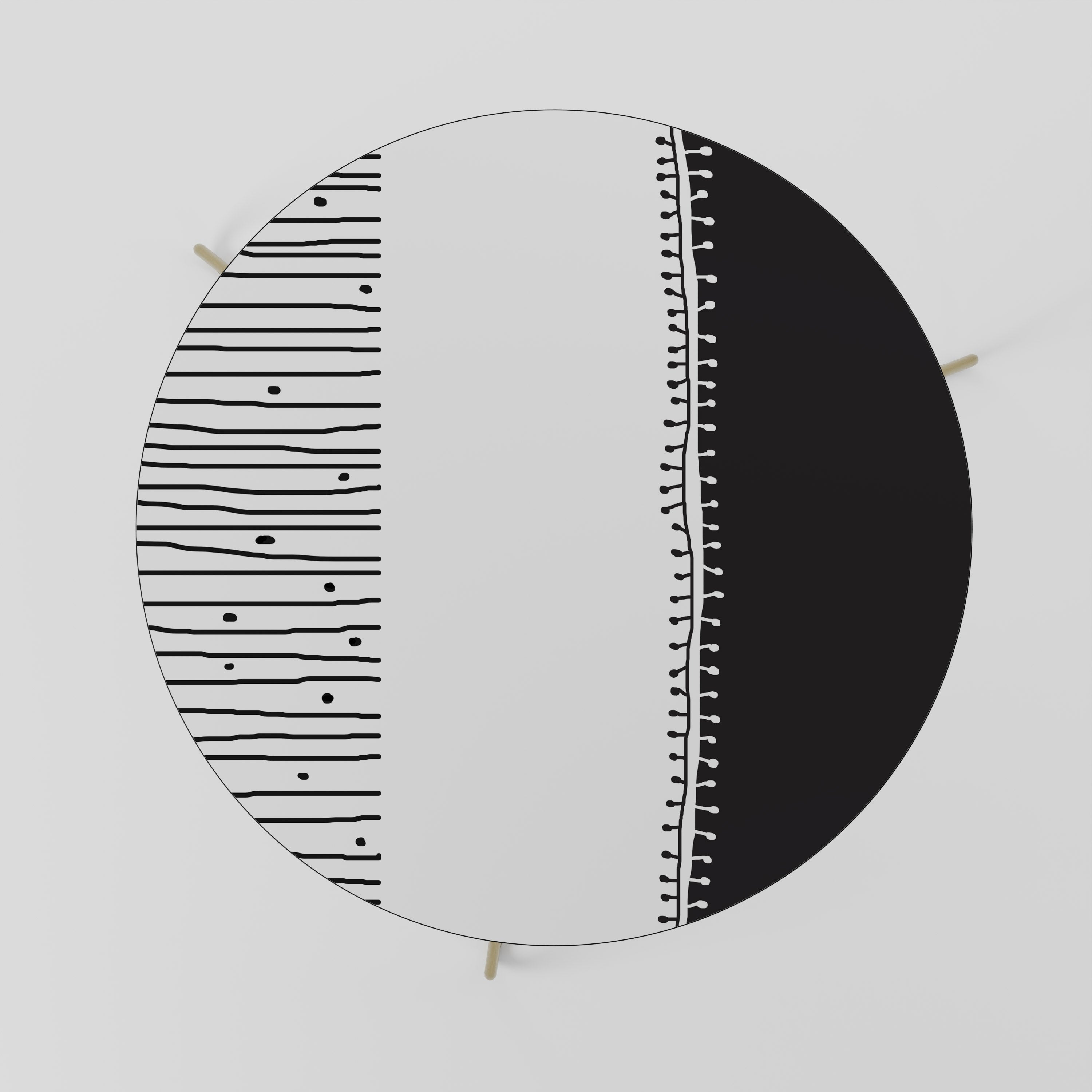 Mesa de centro MUSE MONOCROMÁTICA 69