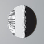 MONOCHROME MUSE Decoración de Pared Redonda