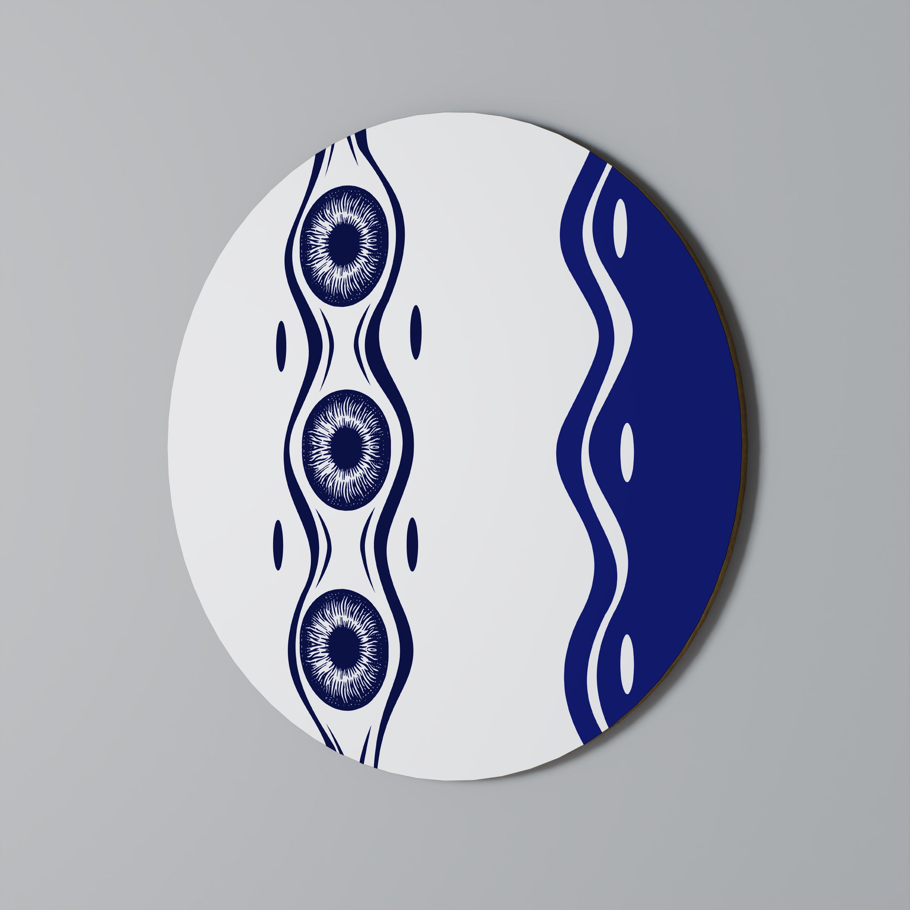 DANCE OF DESIGN Round Wall Art