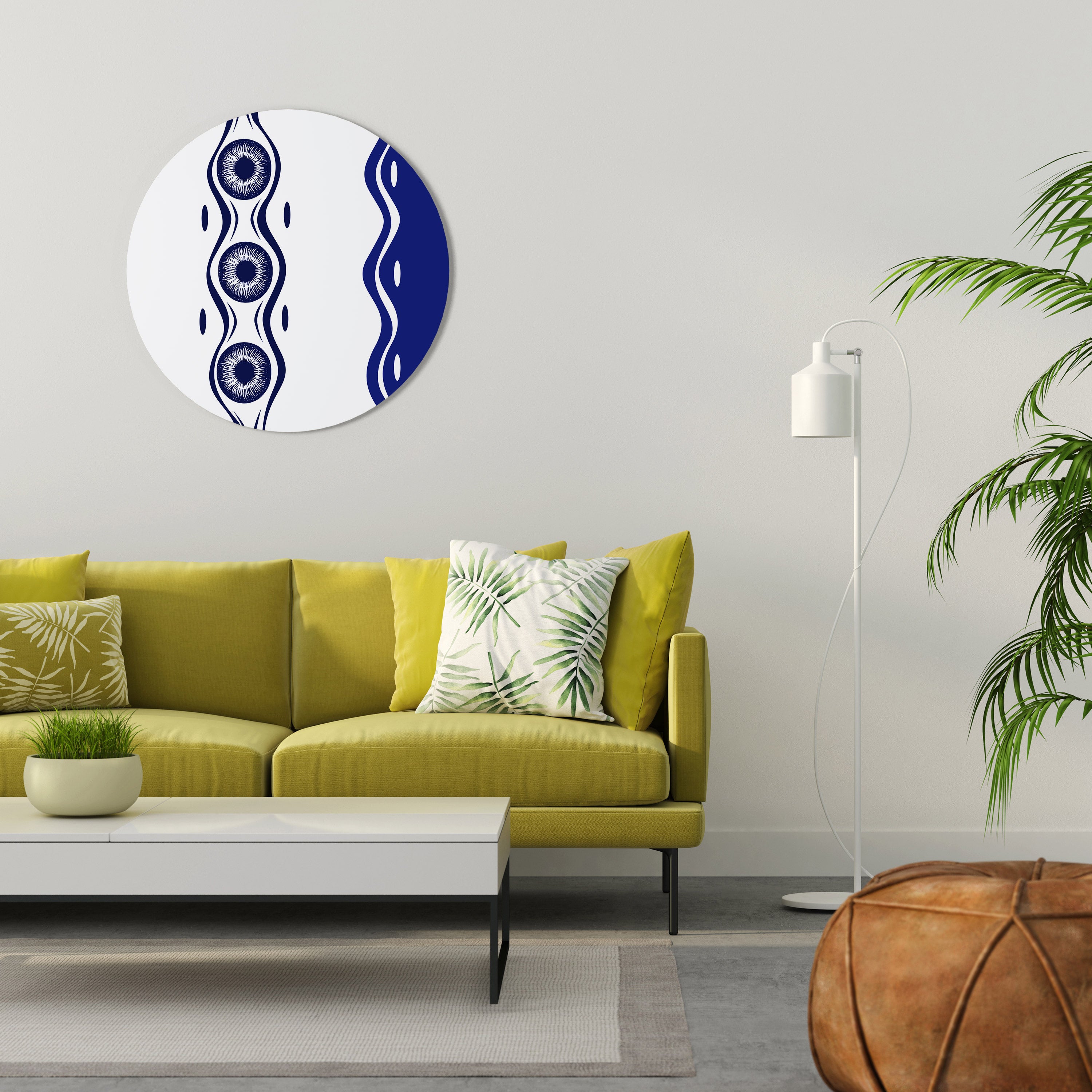 DANCE OF DESIGN Round Wall Art
