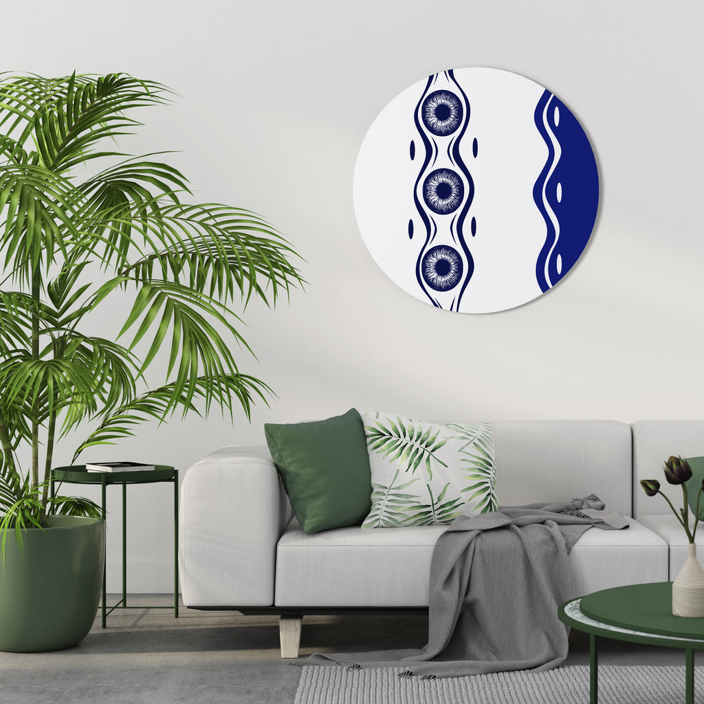 DANCE OF DESIGN Round Wall Art