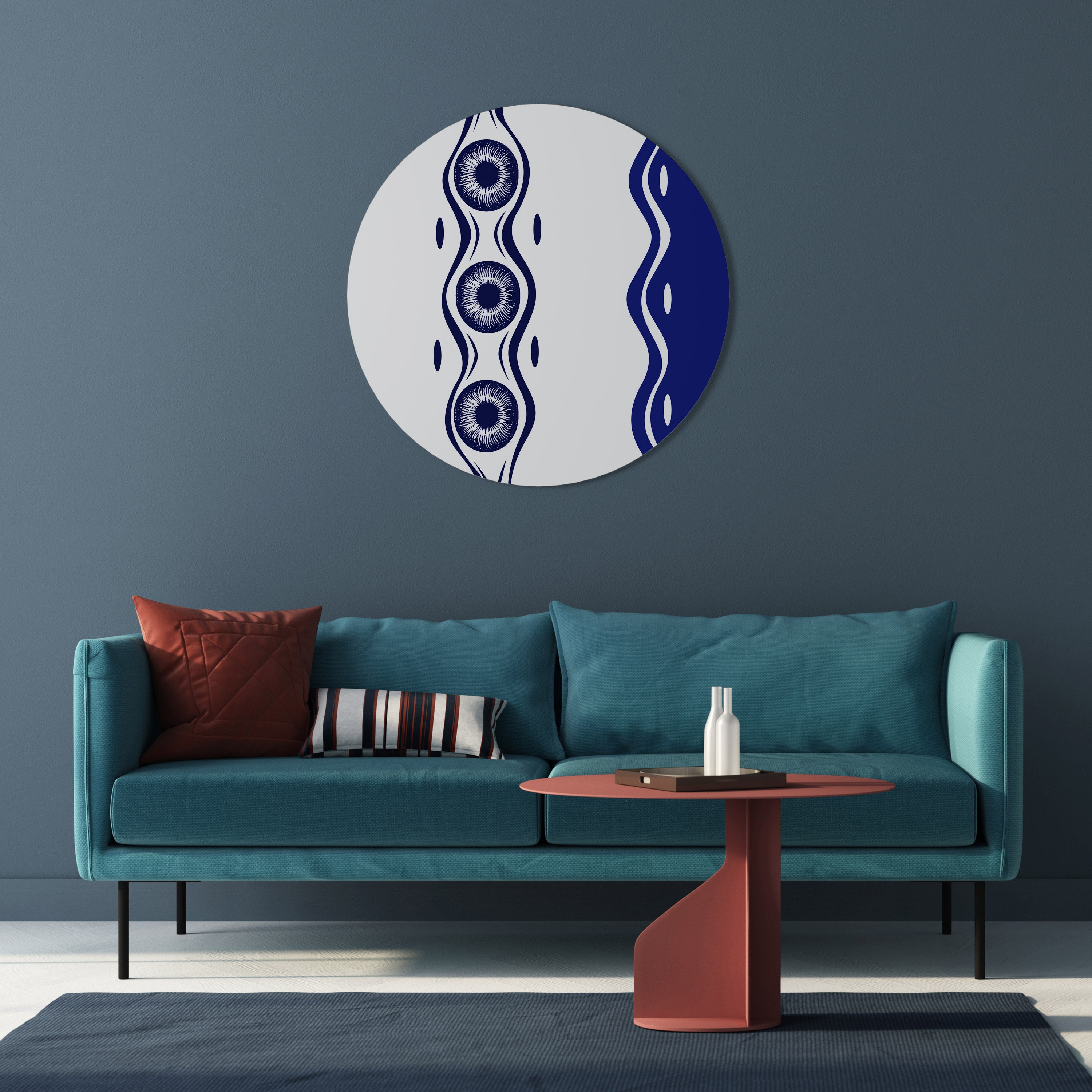 DANCE OF DESIGN Round Wall Art