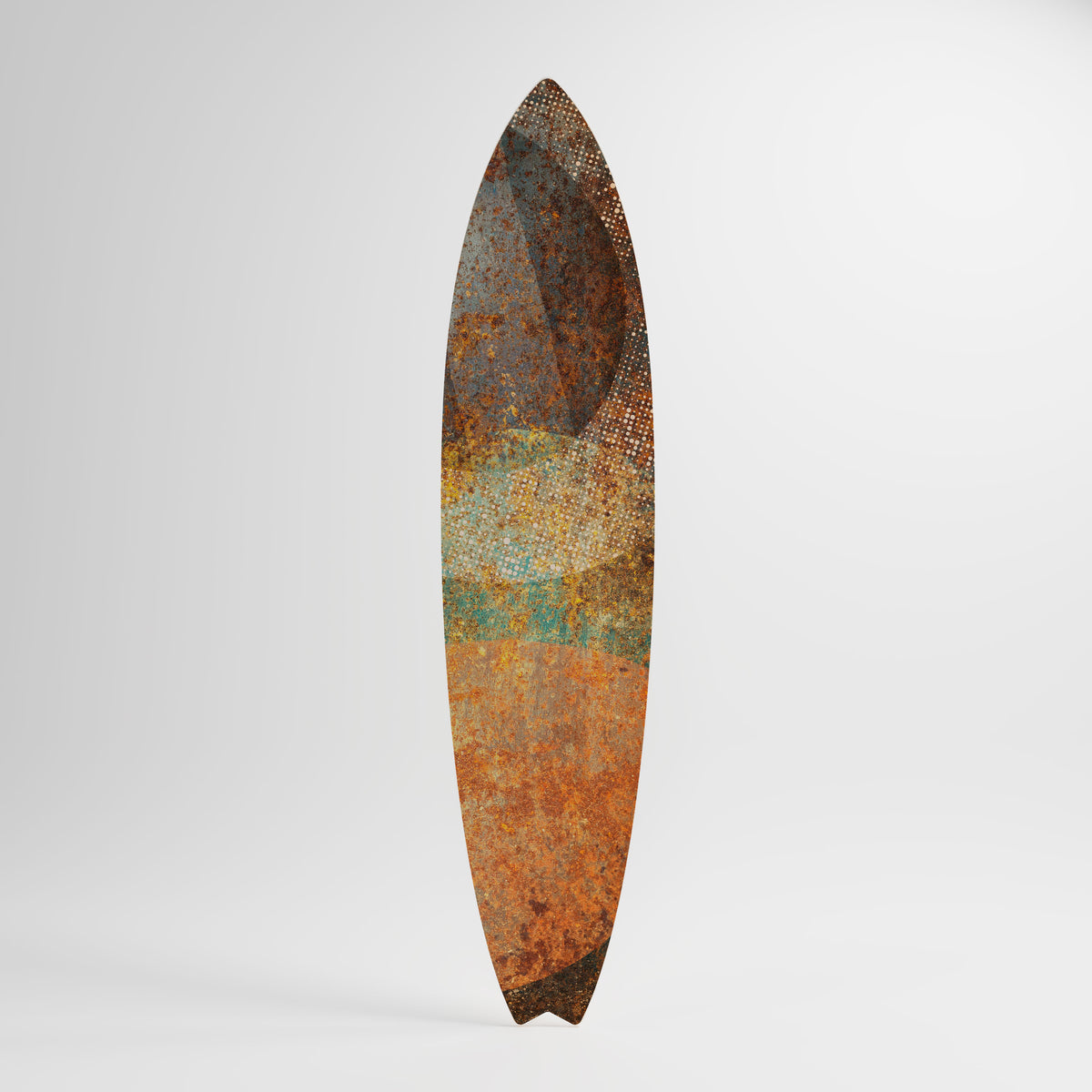 ANTIQUE AURA Panel decorativo de tabla de surf