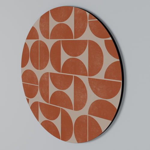 REPETITION COMPULSION Round Wall Art