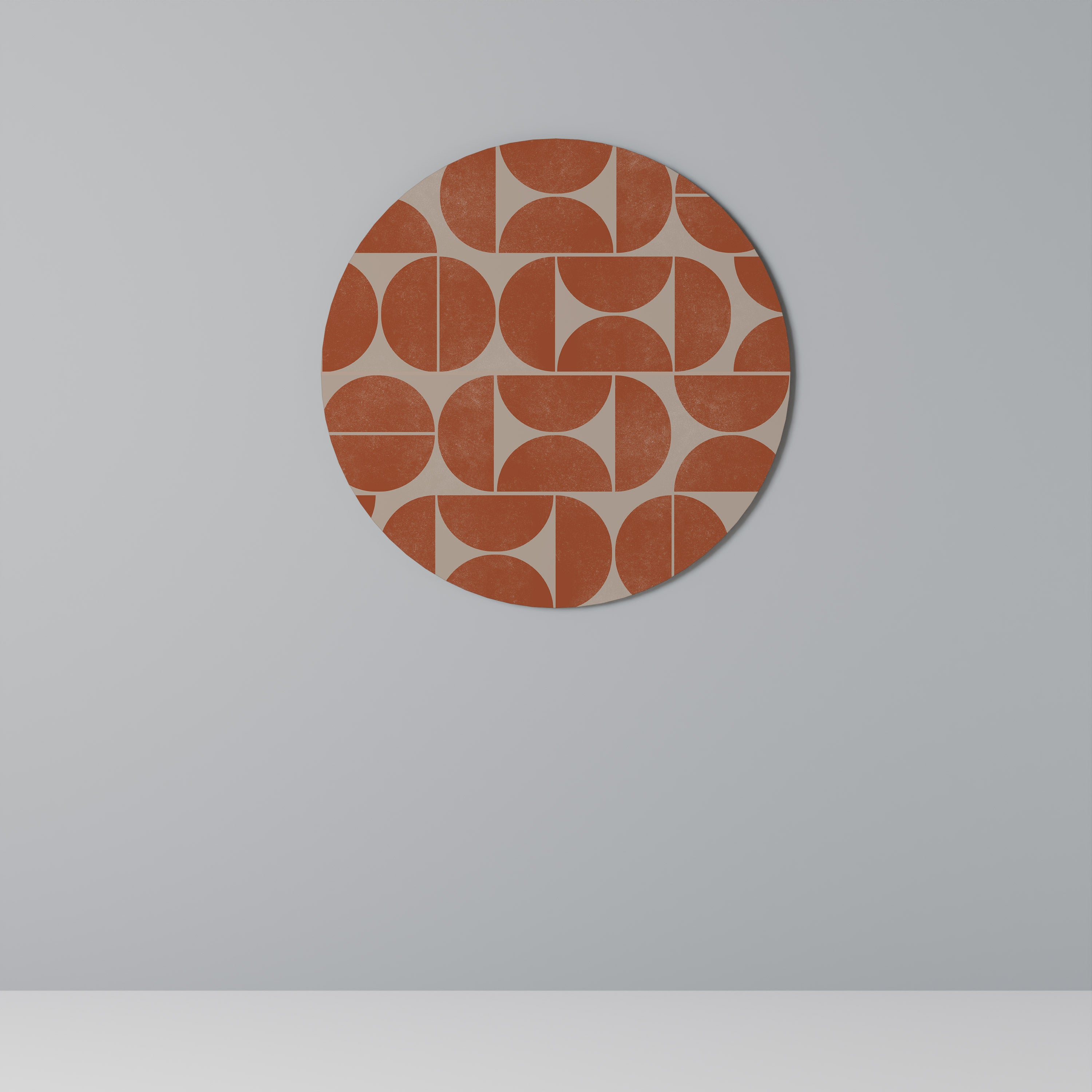 REPETITION COMPULSION Round Wall Art