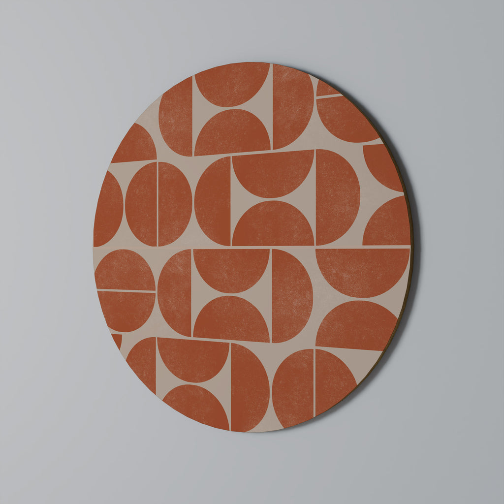 REPETITION COMPULSION Round Wall Art