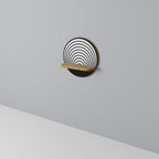 WHISPERING ROUNDS Estante Redondo Decorativo en Efecto Roble