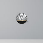 WHISPERING ROUNDS Estante Redondo Decorativo en Efecto Roble