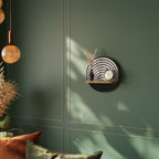 WHISPERING ROUNDS Estante Redondo Decorativo en Efecto Roble