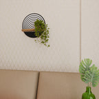 WHISPERING ROUNDS Estante Redondo Decorativo en Efecto Roble