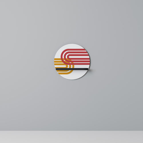 CIRCLELINE DECOR Estante Redondo Decorativo en Acabado Negro