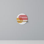 CIRCLELINE DECOR Estante Redondo Decorativo en Efecto Roble