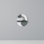 ORBITAL DECOR Estante Ovalado Decorativo en Acabado Negro