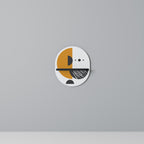 MOONLIT EUPHORIA Oval Art Shelf In Black Finish