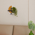 MOONLIT EUPHORIA Oval Art Shelf In Black Finish