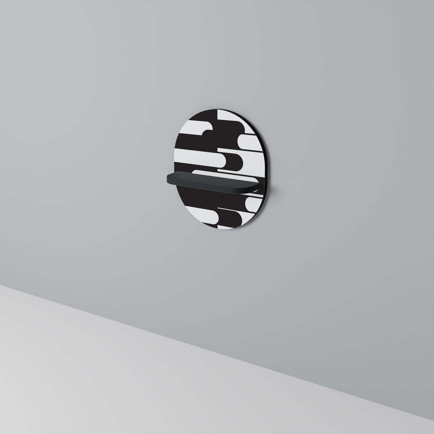 ACHROMATIC CONTRAST Art Shelf