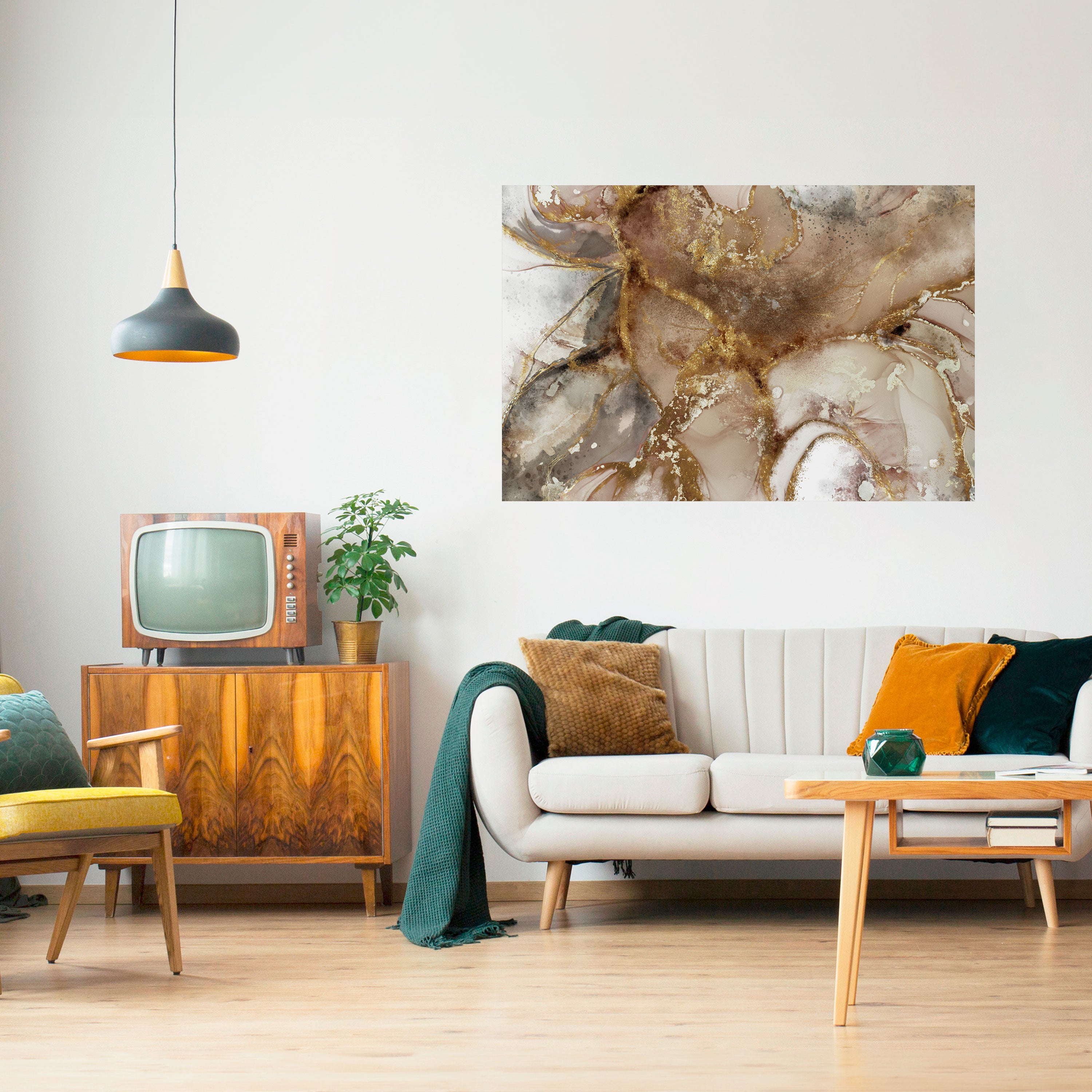 Póster horizontal autoadhesivo "Arroyos Calmantes"