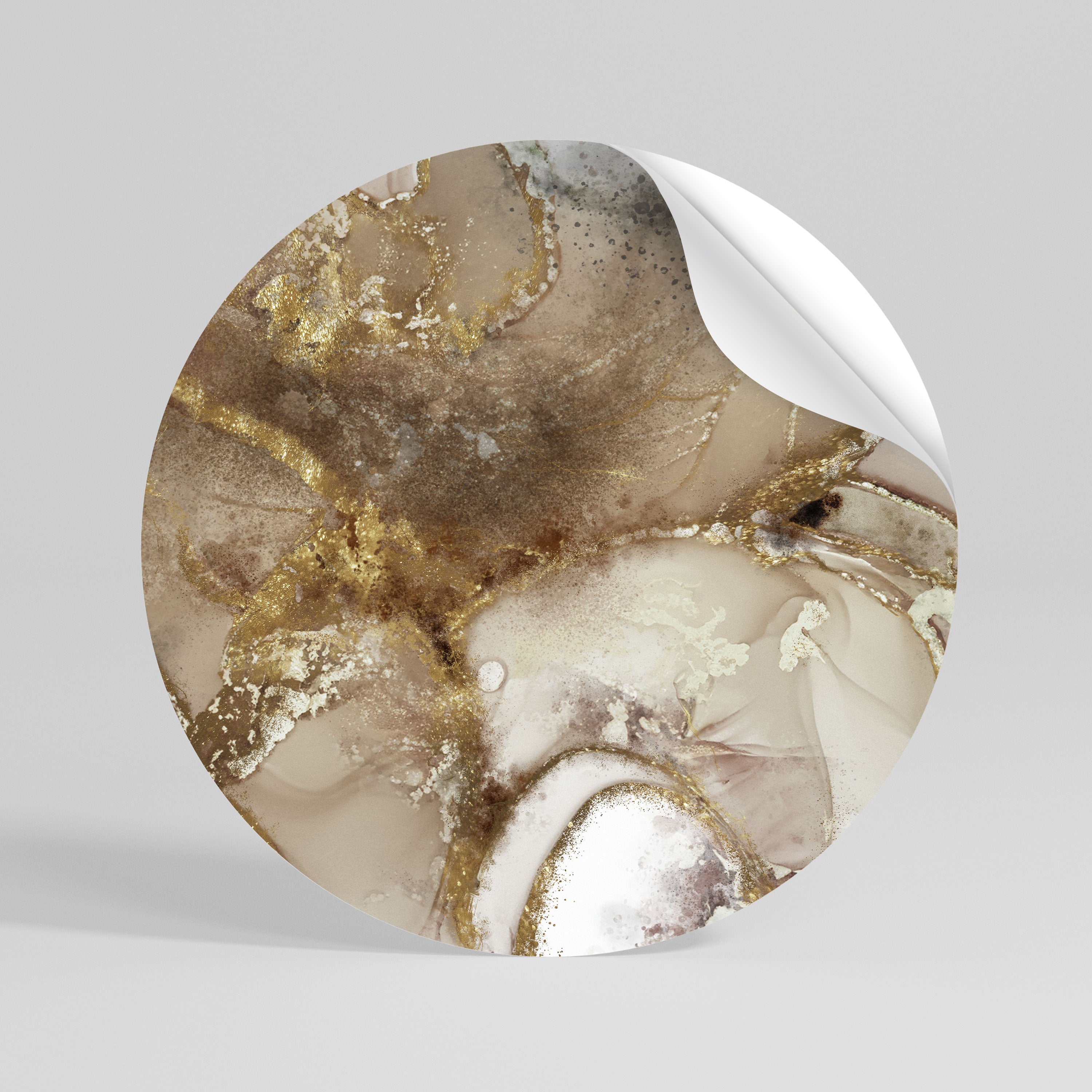 CALMING STREAMS Vinilo adhesivo redondo