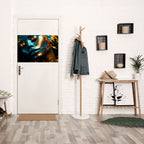 GOLDEN SERENITY Póster Horizontal Adhesivo