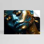 GOLDEN SERENITY Póster Horizontal Adhesivo
