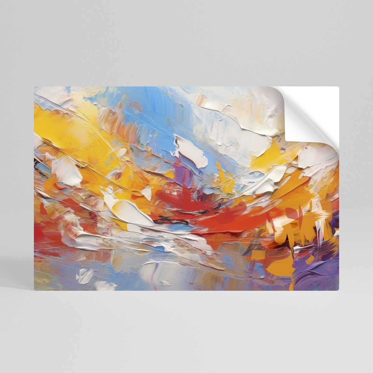 COLORFUL REVERIE Póster adhesivo horizontal