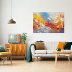 COLORFUL REVERIE Póster Horizontal Adhesivo