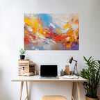 COLORFUL REVERIE Póster Horizontal Adhesivo