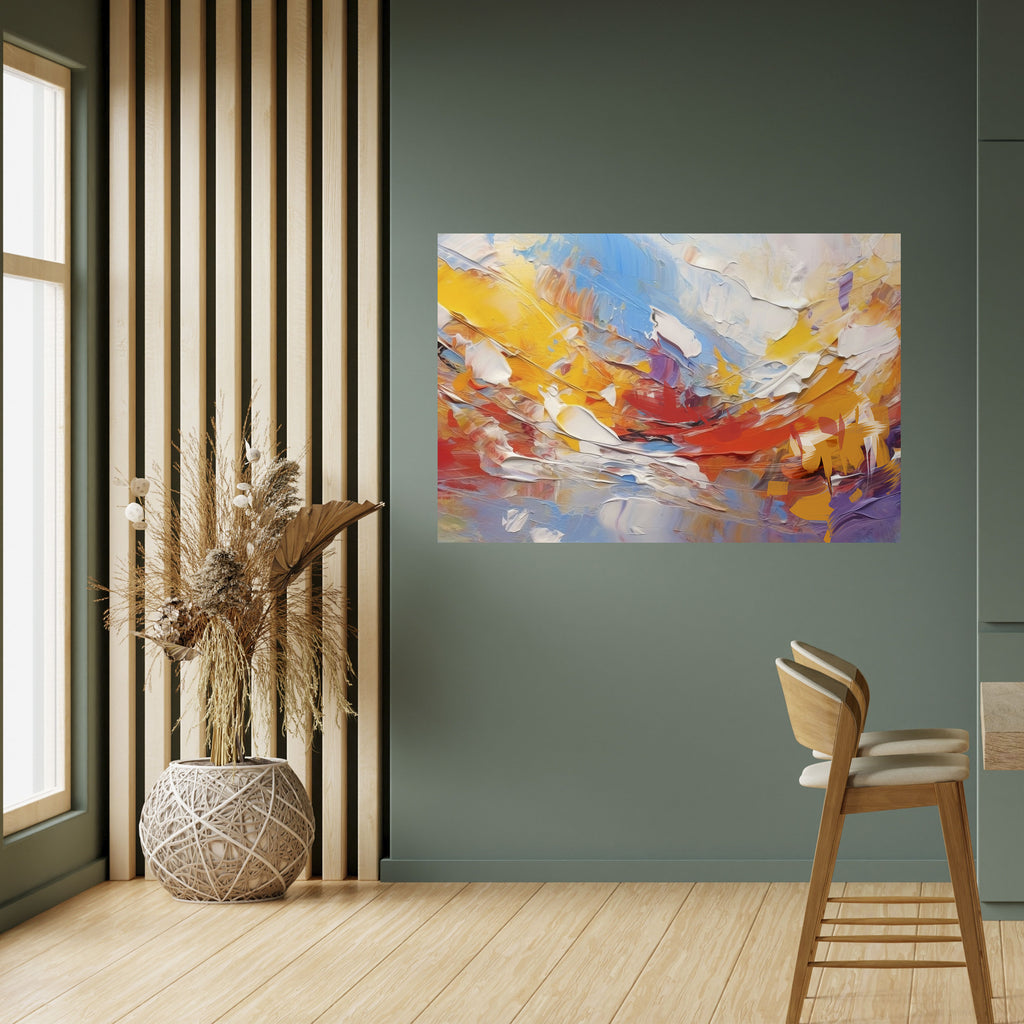 Póster horizontal autoadhesivo "ENSOÑAMIENTO COLORIDO"