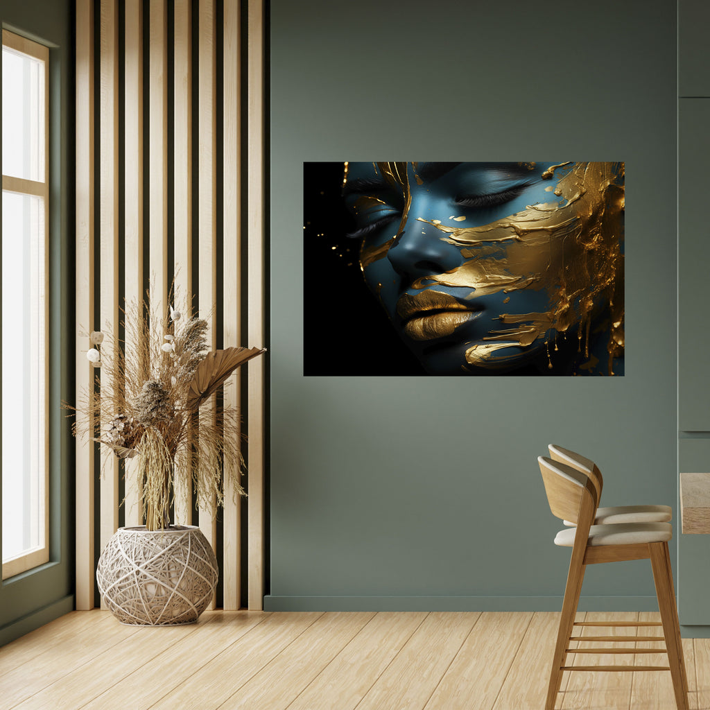 ELEGANCIA BRILLANTE Póster horizontal autoadhesivo