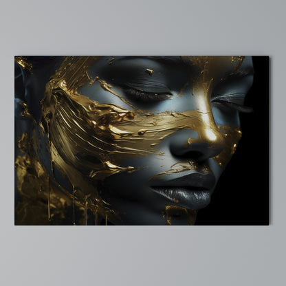 LUSTROUS BEAUTY Cuadro en lienzo horizontal