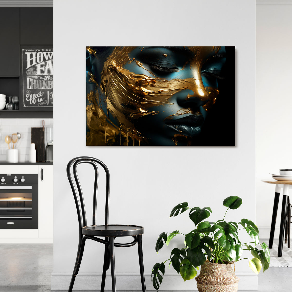 LUSTROUS BEAUTY Cuadro en lienzo horizontal