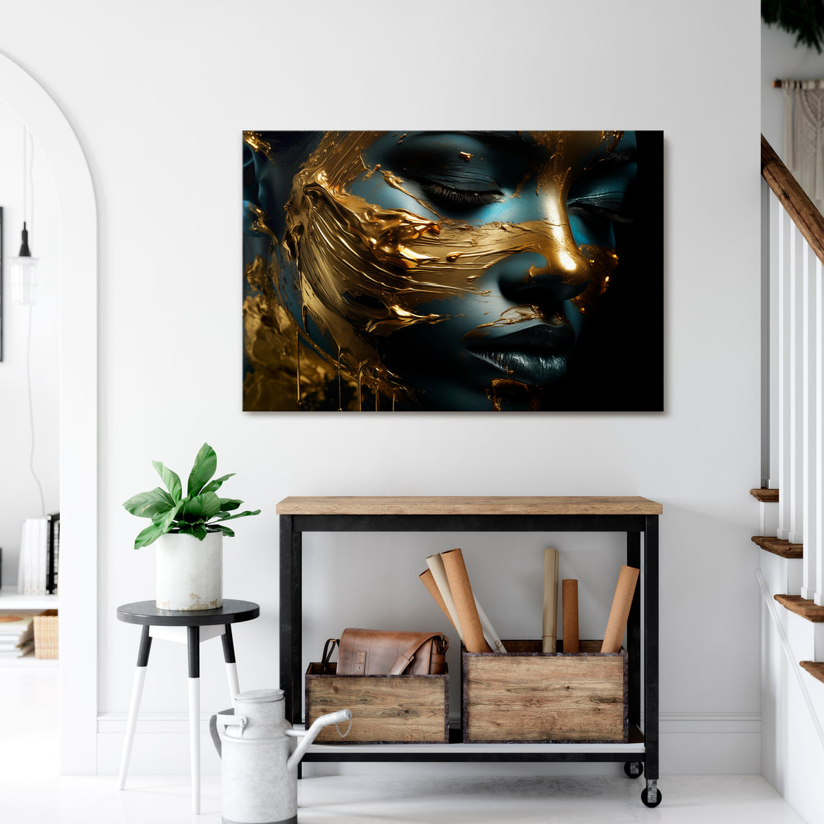 LUSTROUS BEAUTY Cuadro en lienzo horizontal
