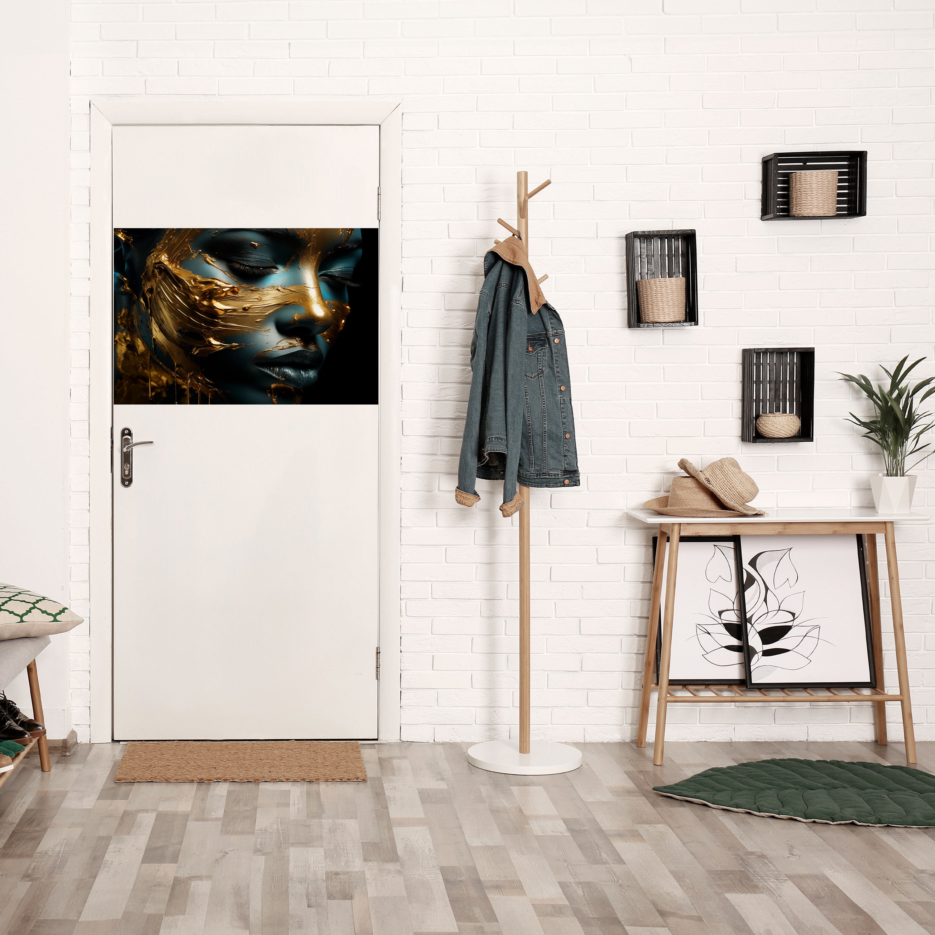 BELLEZA LUSTRIOSA Póster horizontal autoadhesivo