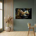 LUSTROUS BEAUTY Póster Horizontal Adhesivo