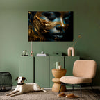 LUSTROUS BEAUTY Póster Horizontal Adhesivo