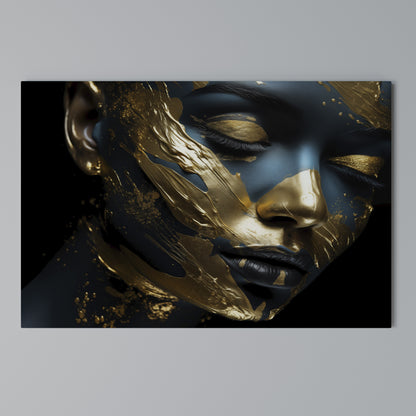 GILDED GRACE Cuadro en lienzo horizontal