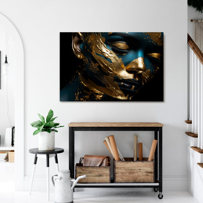 GILDED GRACE Cuadro en lienzo horizontal