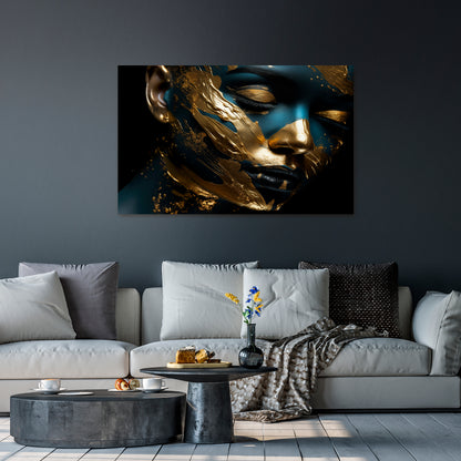 GILDED GRACE Cuadro en lienzo horizontal