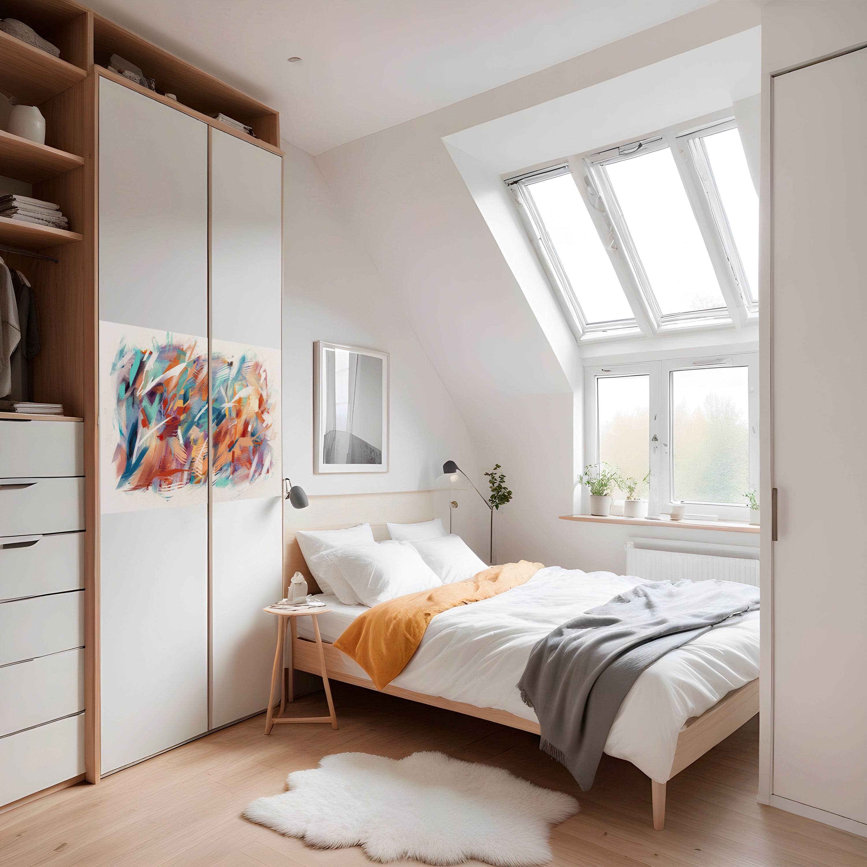 Póster horizontal autoadhesivo DREAMLIKE PALETTE