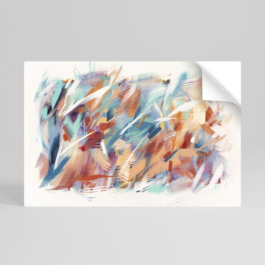 DREAMLIKE PALETTE Póster adhesivo horizontal