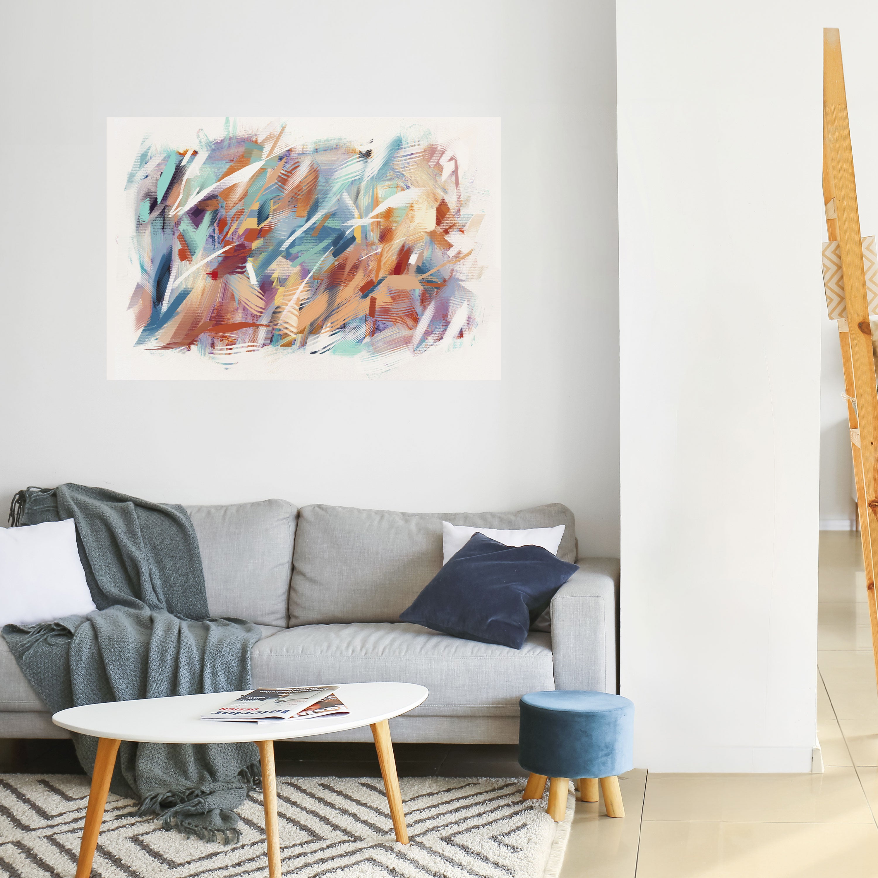 Póster horizontal autoadhesivo DREAMLIKE PALETTE