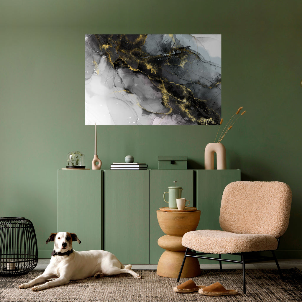 Póster horizontal autoadhesivo "Susurros tranquilos"