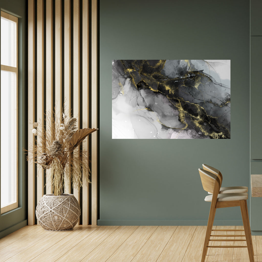 Póster horizontal autoadhesivo "Susurros tranquilos"