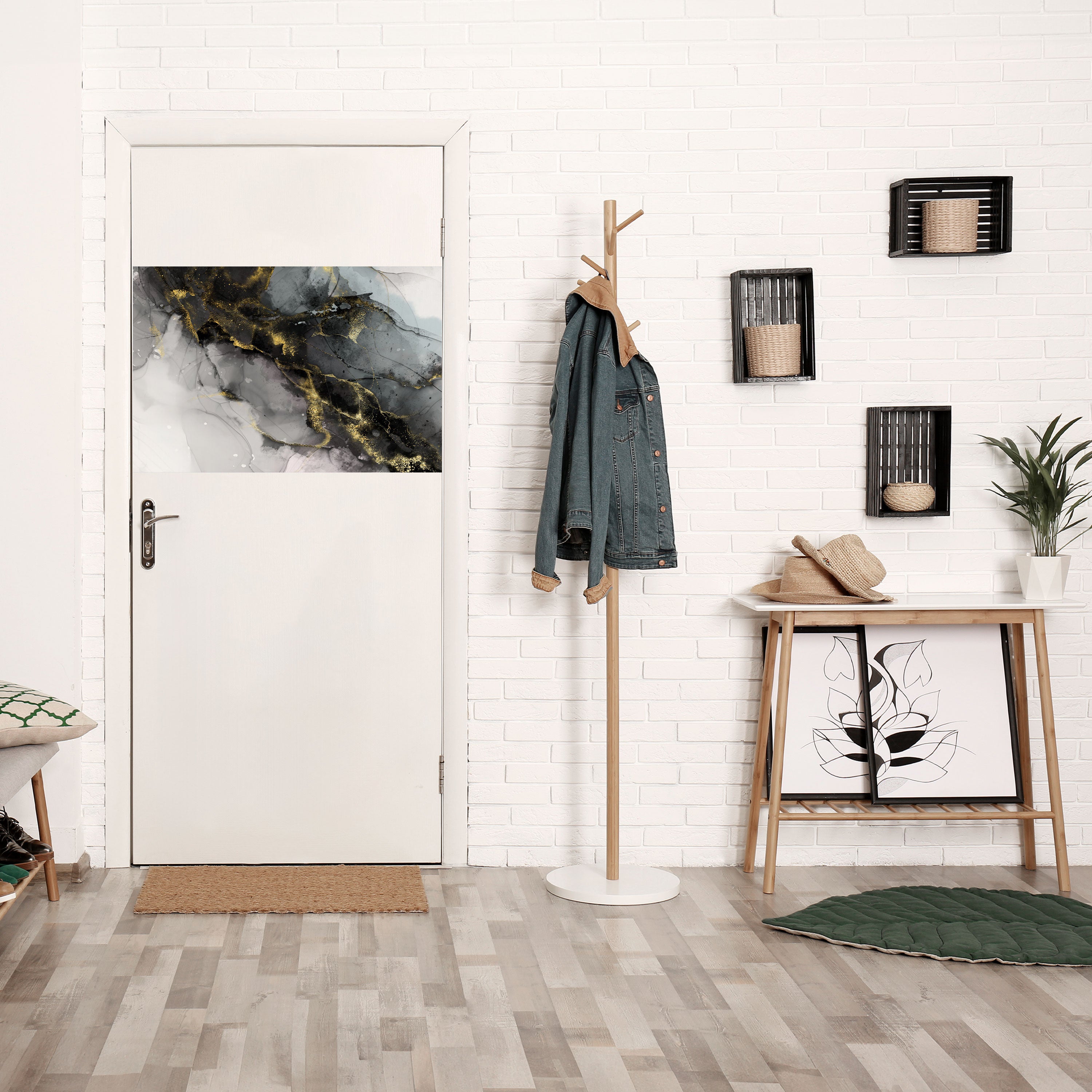 Póster horizontal autoadhesivo "Susurros tranquilos"