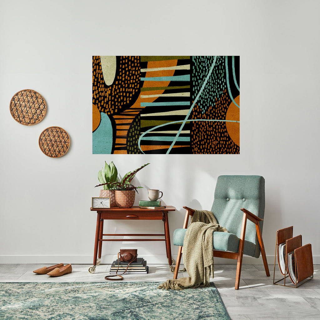 Póster horizontal autoadhesivo CLEAR CREATION