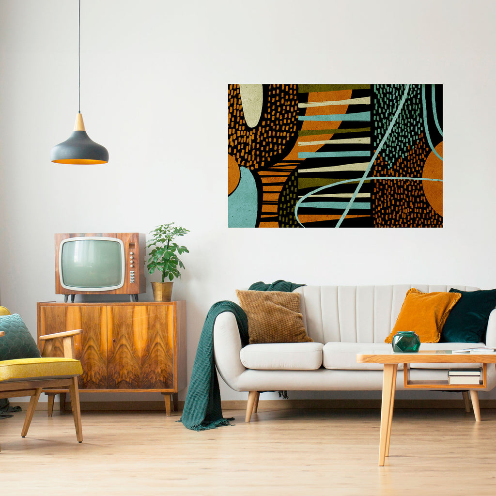 Póster horizontal autoadhesivo CLEAR CREATION